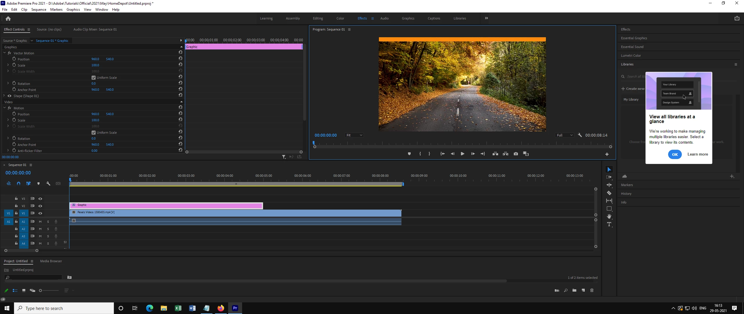 Video Sized Rectangle How to reveal video using a rectangle shape in premiere pro | Community