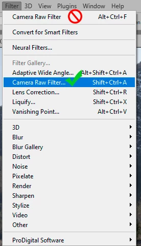 Camera Raw Filter problems. | Community