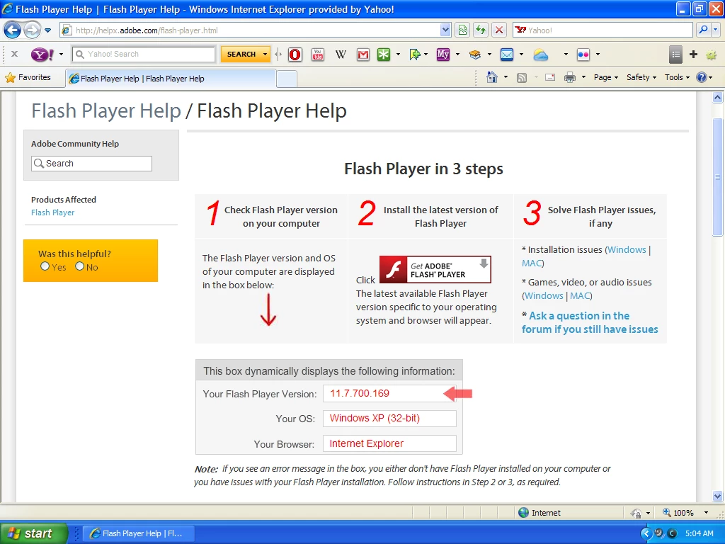 I get a timeout error when installing flashplayer | Community
