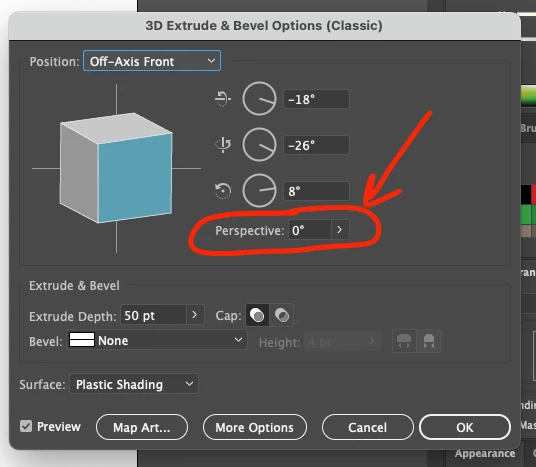Perspective settings in the new 3D panel? | Community