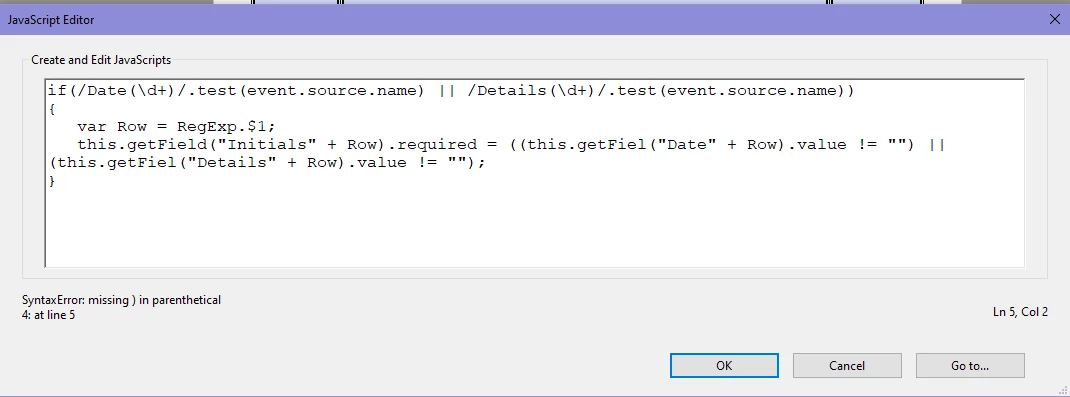 script for making a field Required based on a previous fields input ...