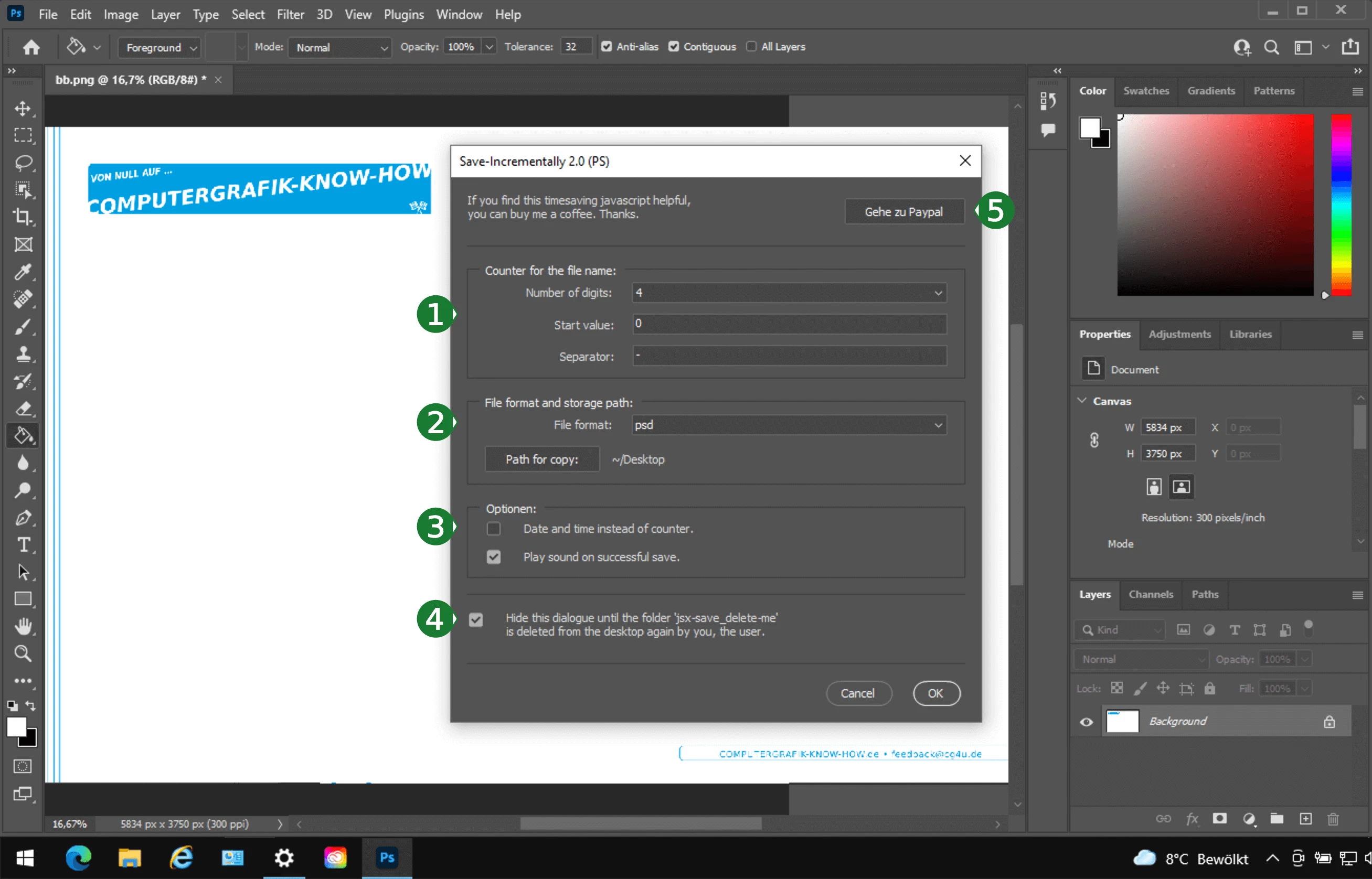Save copy incrementally with javascript in InDesign | Community
