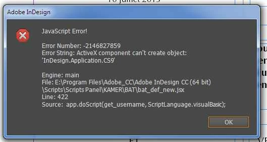 error with function in indesign cc 64bit | Community