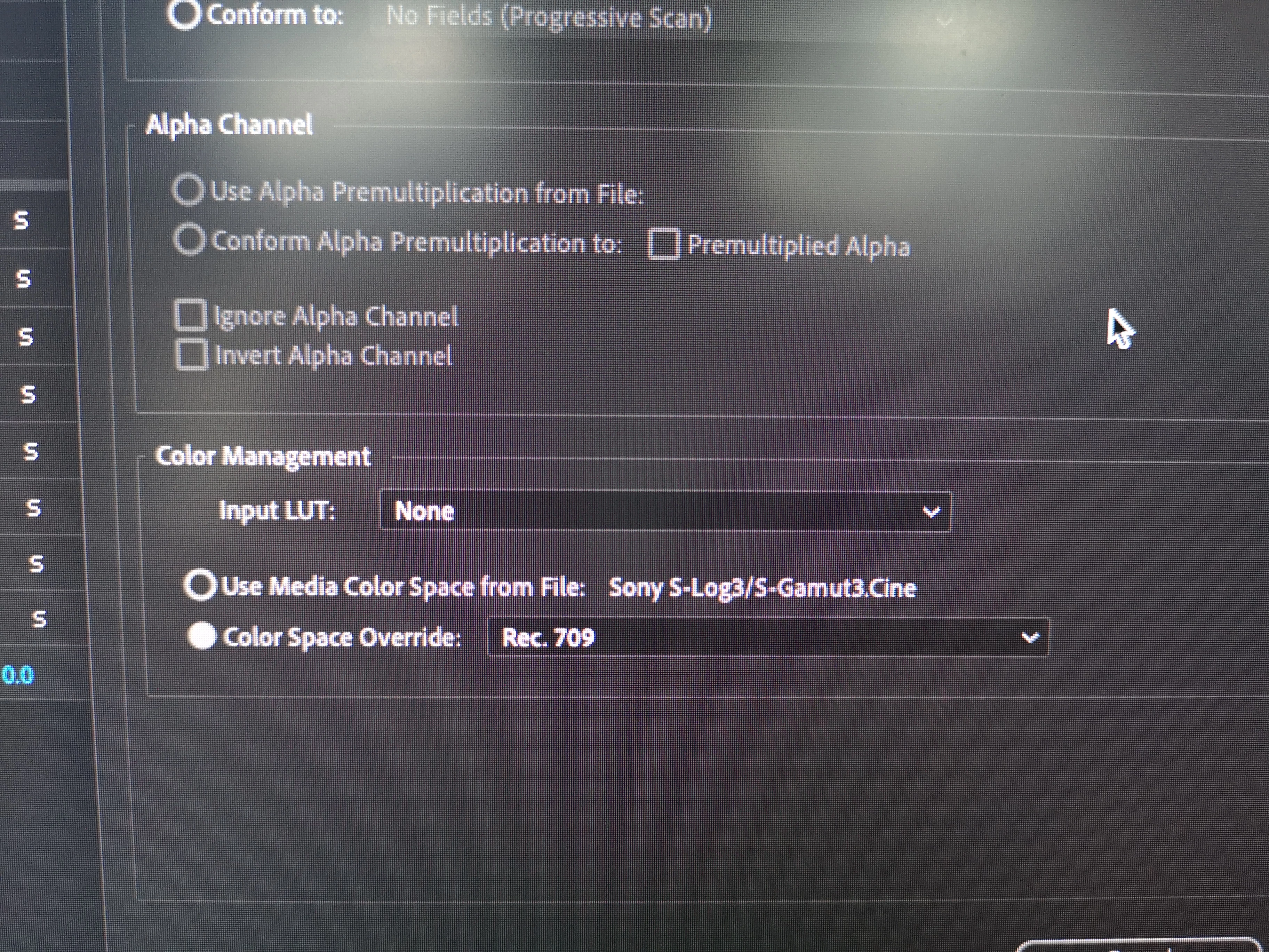 Colour Management (Modify-Interpret) Completely Missing | Community