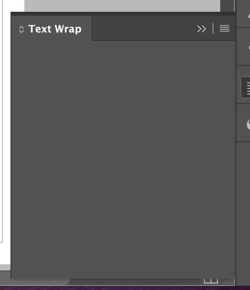 Text Wrap Palette not working | Community