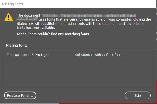 Adobe InDesign 2020 - Font Awesome 5 Pro Light Fonts Not Able To Be ...