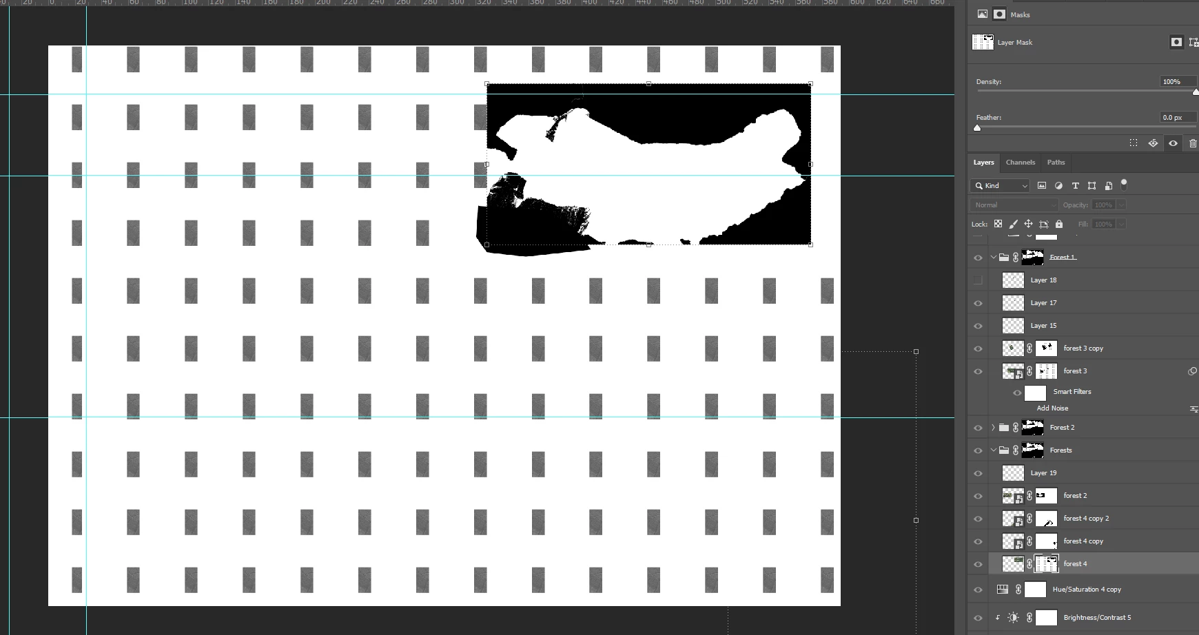 Weird rectangle pattern appeared over all layers in a file. | Community