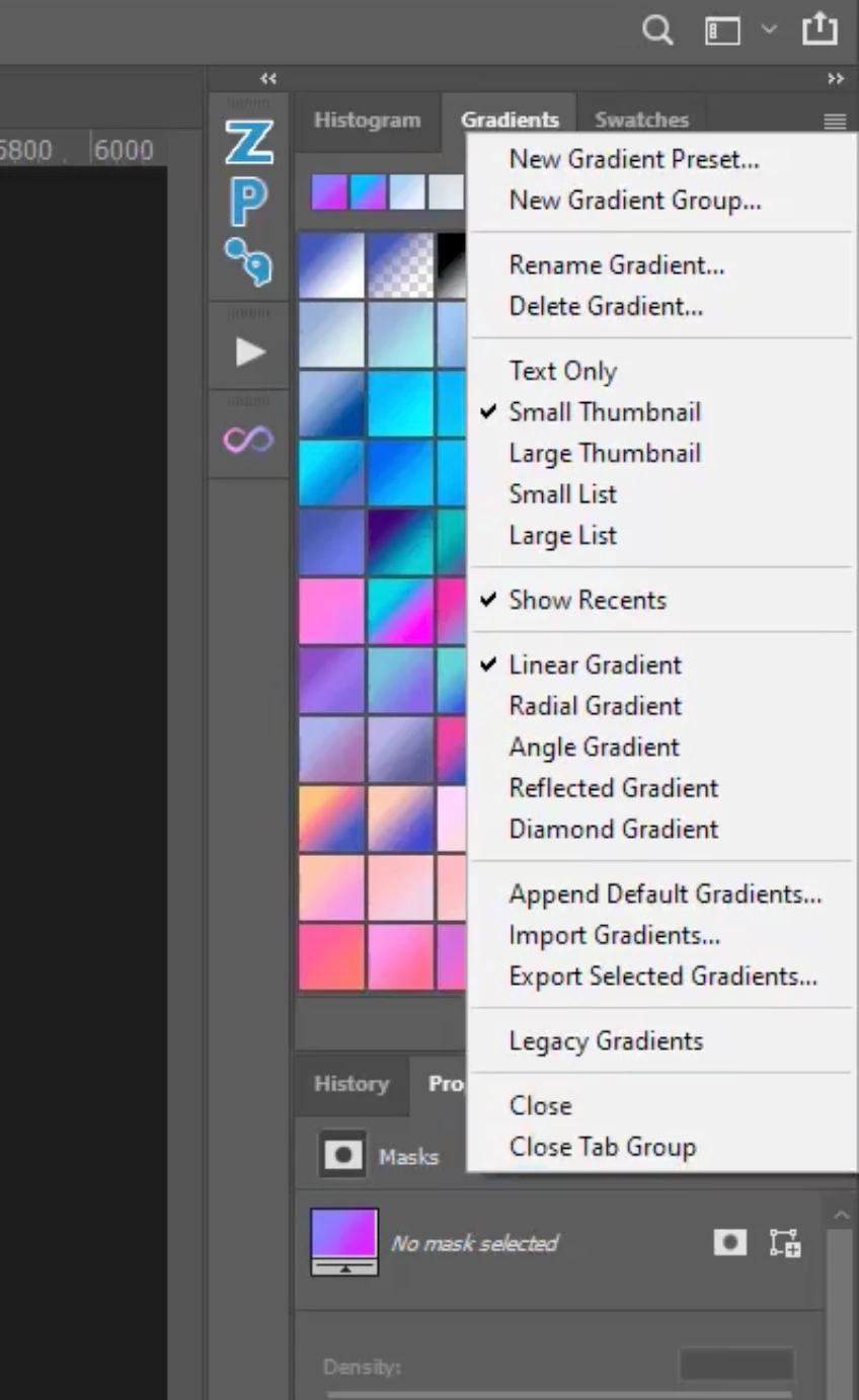 How do I set the default gradient type (Radial, linear, etc) | Community
