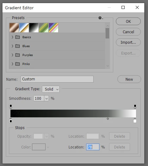 How to create a harsh steep/gradient | Community
