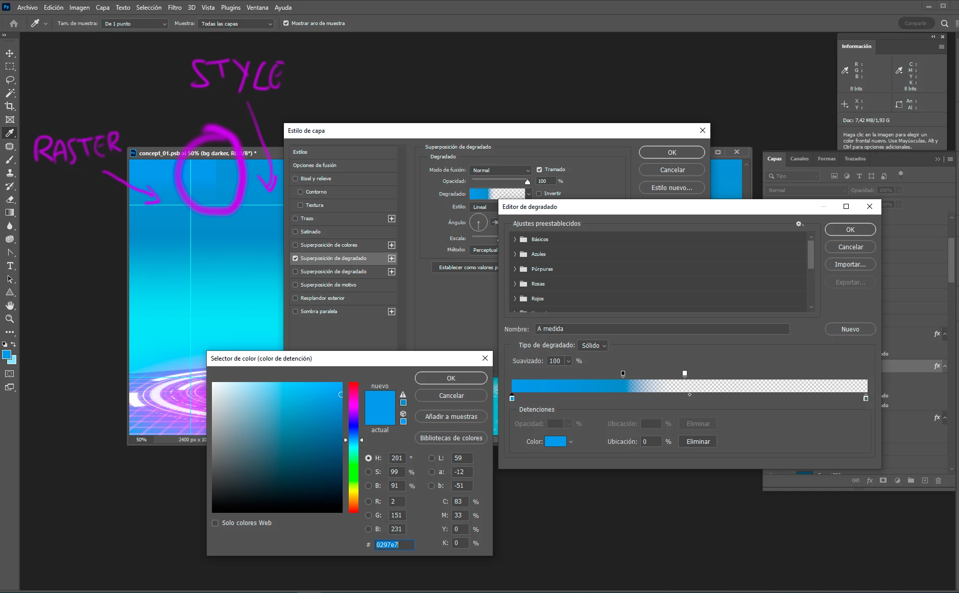 Bug on gradient, wrong color | Community