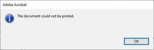 Printing problems with Acrobat Pro DC 2022 | Community