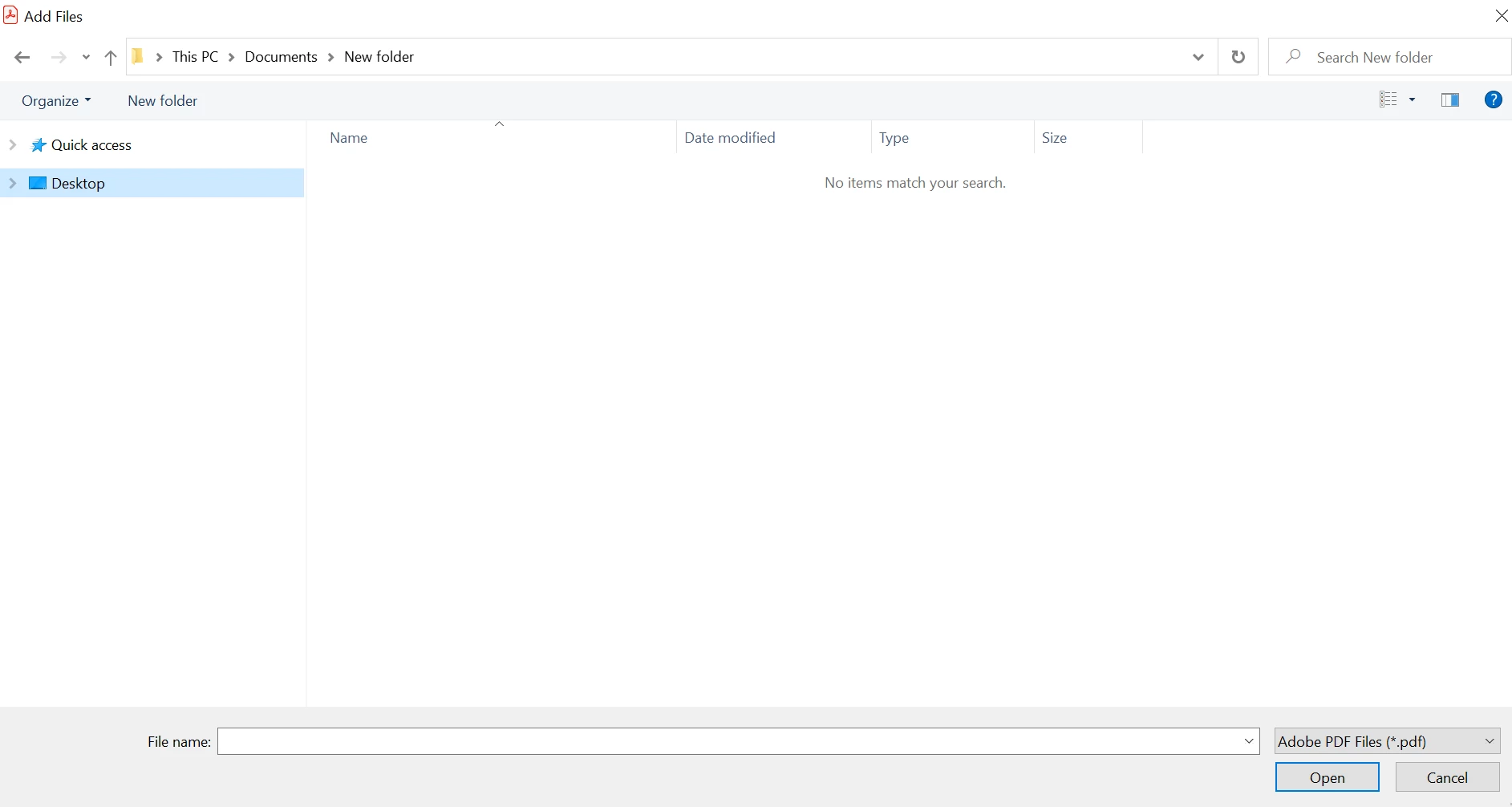 "Add Files" screen to large | Community