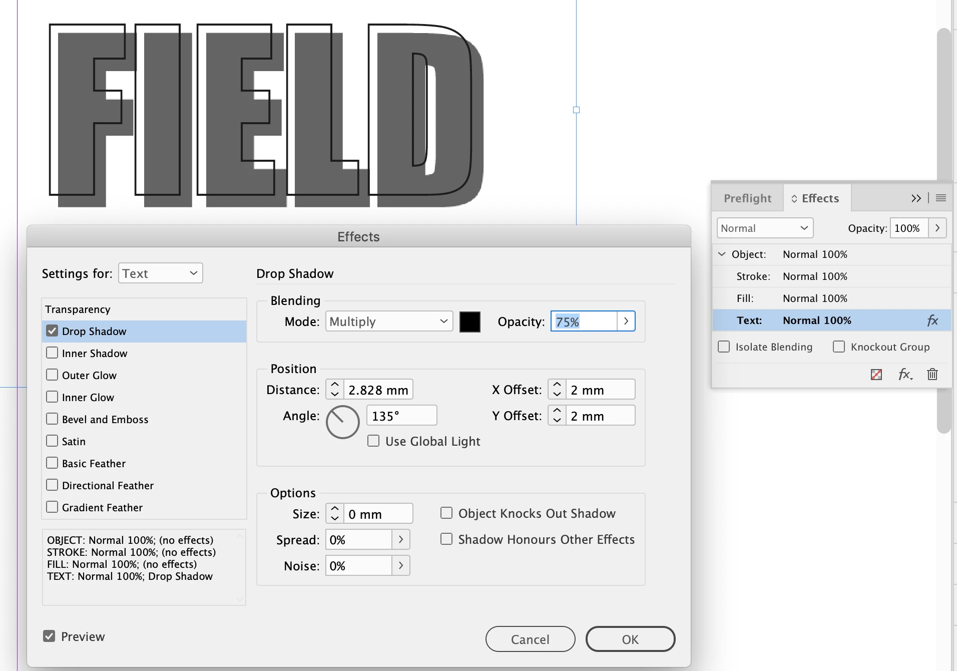 Offset Text Examples Create an automatic offset in Paragraph or Character Styles | Community