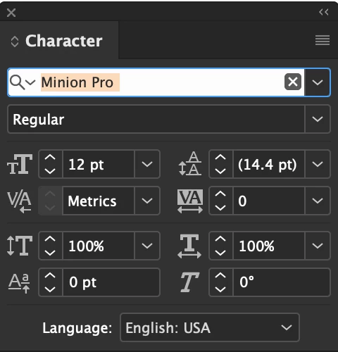 Change Dictionary Language in InDesign | Community
