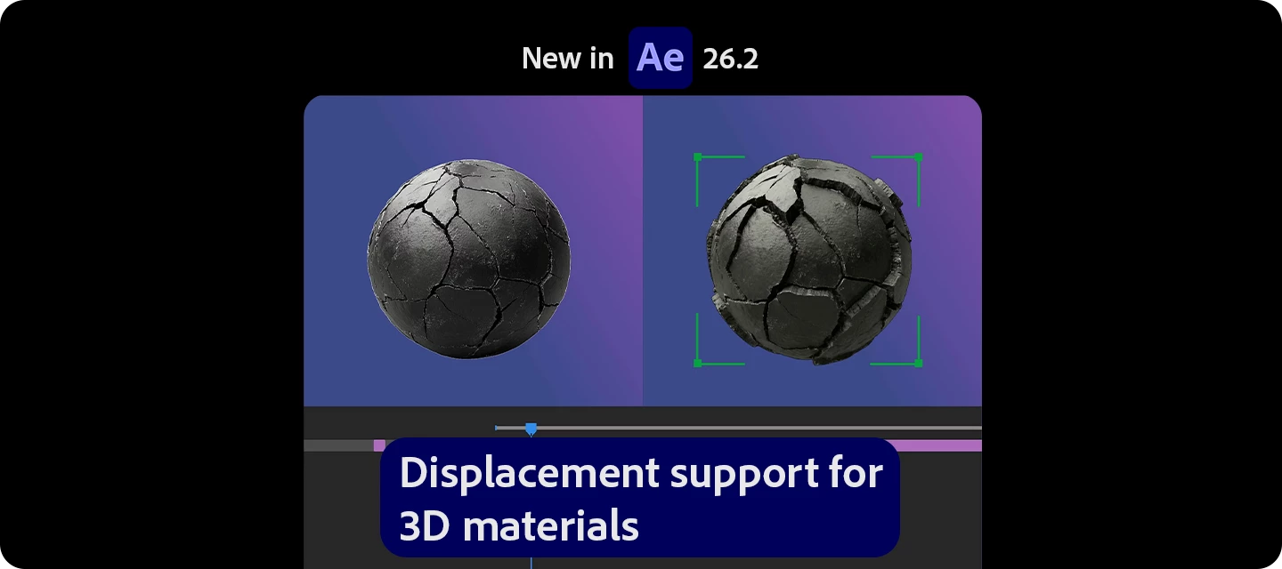 New in AE: Add Real Displacement with Substance Materials