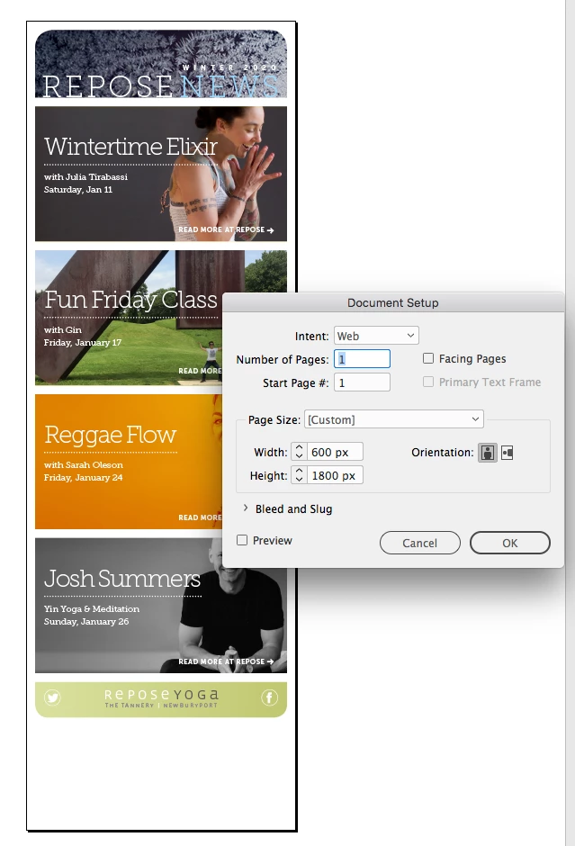 Slicing Indesign Slicing Indesign pages for web | Community