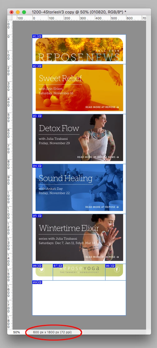 Slicing Indesign Slicing Indesign pages for web | Community
