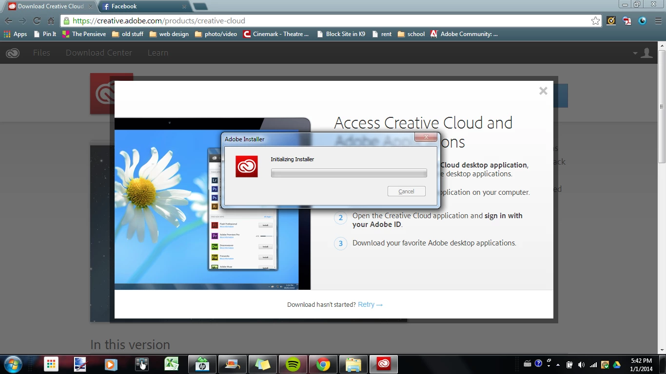 installing creative cloud desktop | Community