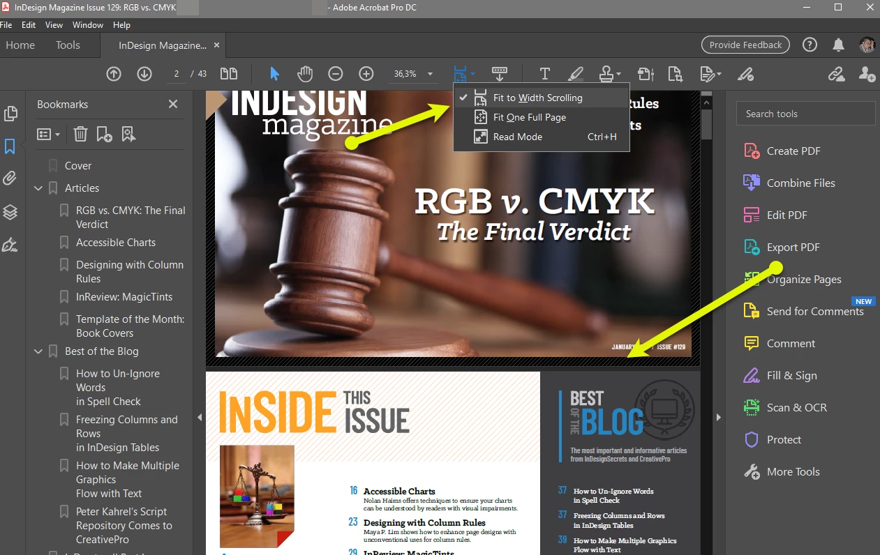 Easiest way to convert multiple pages into one long scrolling document ...