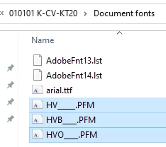 InDesign CS6 (Windows 10) won't load fonts from Document Fonts folder ...