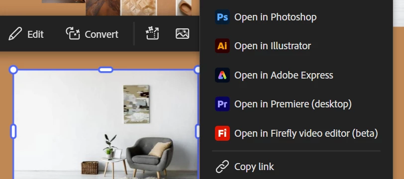 Firefly Boards integration with Photoshop