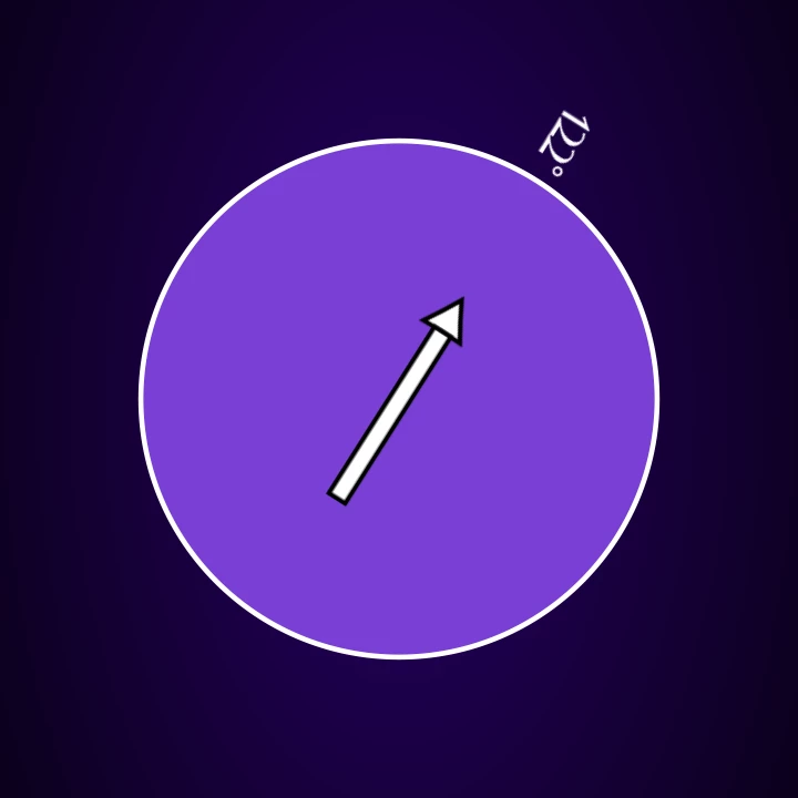 How can I make child element to keep it's orientation while it follows ...