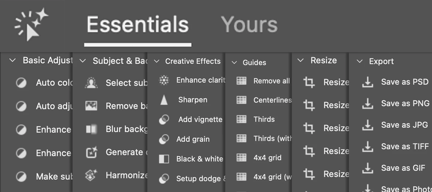March Updates to the Actions panel