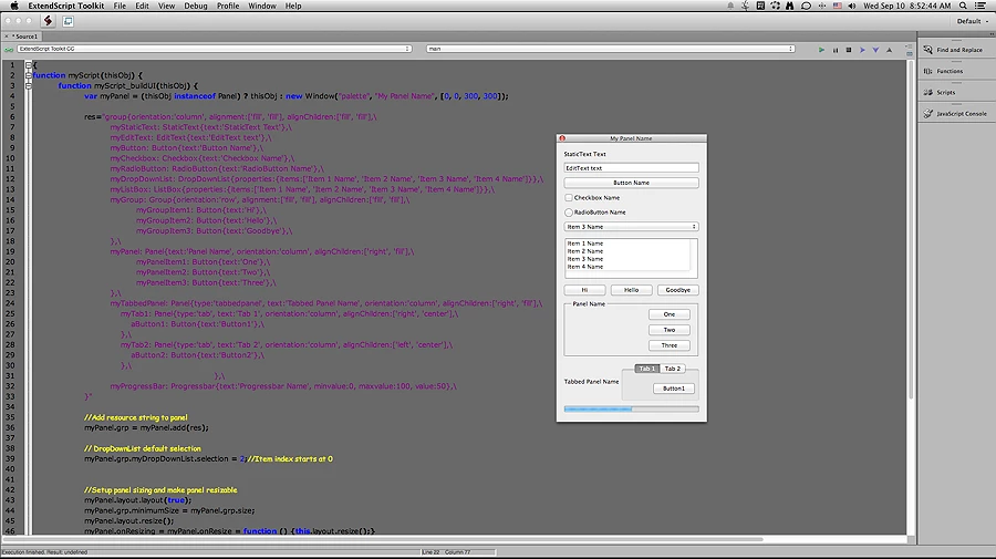 [Free Source code] Dockable & floating panel with controls | Community