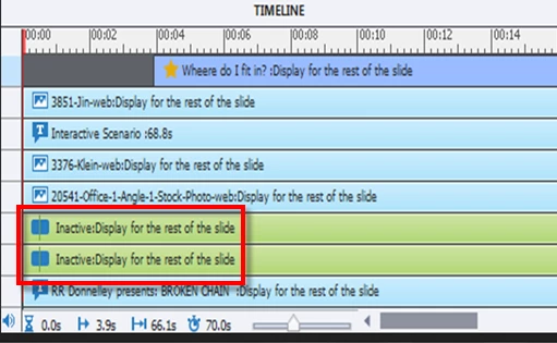 Smart object does not appear at specified time in slide. | Community