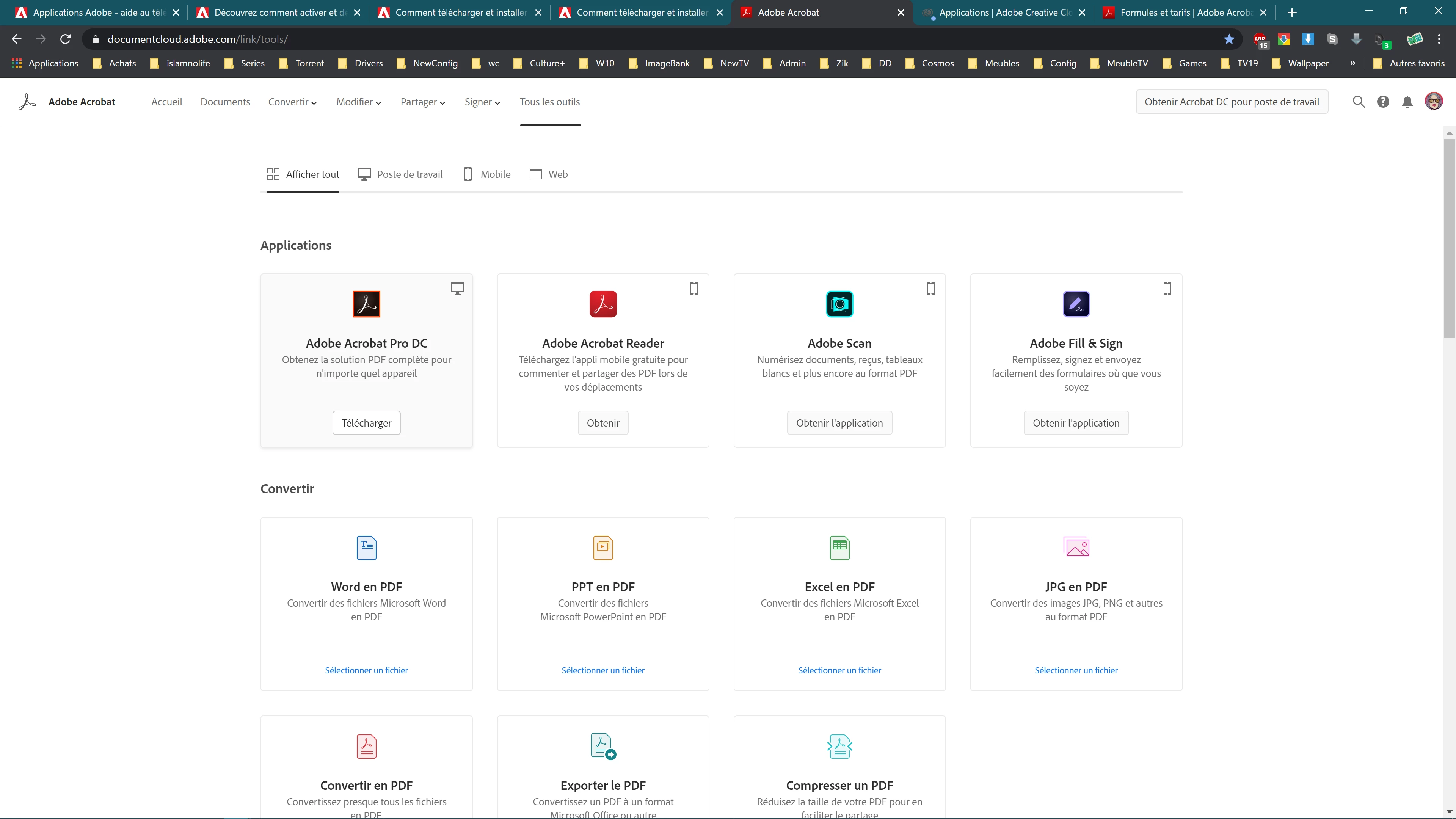 Acrobat DC trial despite an effective cloud subscription? | Community