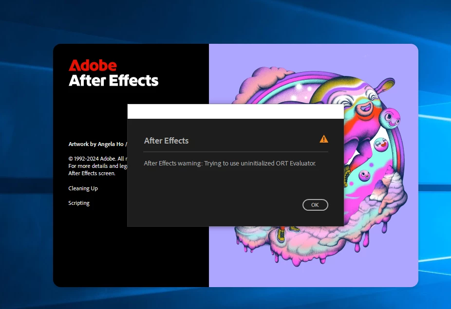 After Effects 2025 cant continue | Community