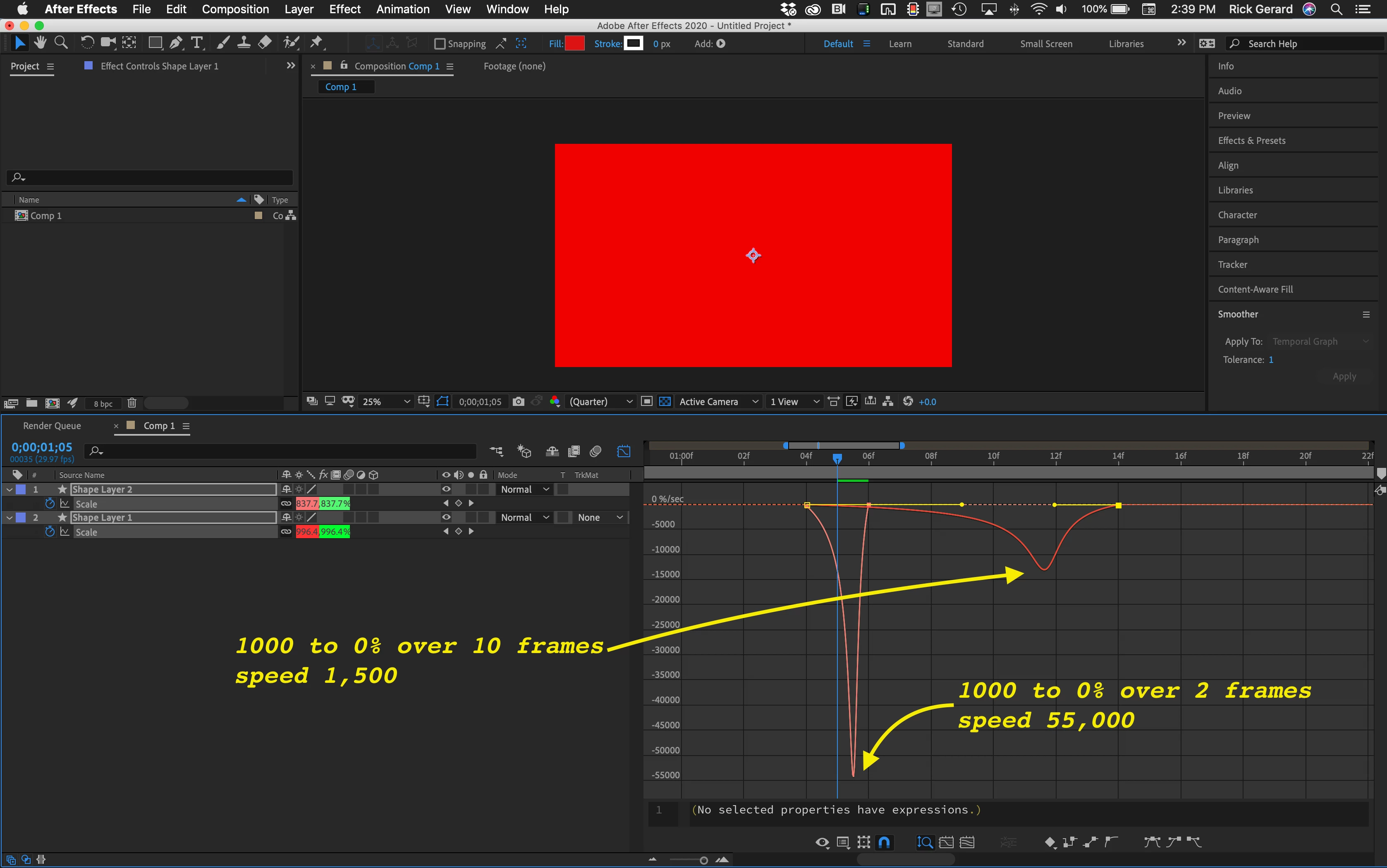 Keyframe Speed/ram Can't move speed graph past just over 1000 | Community