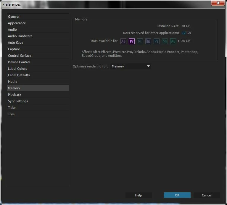 Premiere Pro CC2015 using too much RAM? | Community