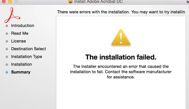 OSX - El Capitan - Acrobat Pro DC Installation erroring out | Community