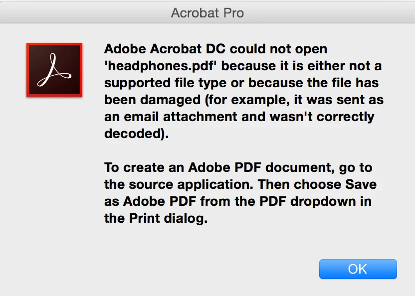 How to recover damaged PDF file? | Community