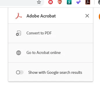 Adobe convert webpage to pdf not working in Chrome 81.0.4044.138 ...