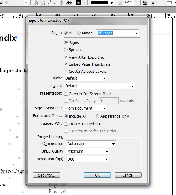 Interactive pdf export preference | Community