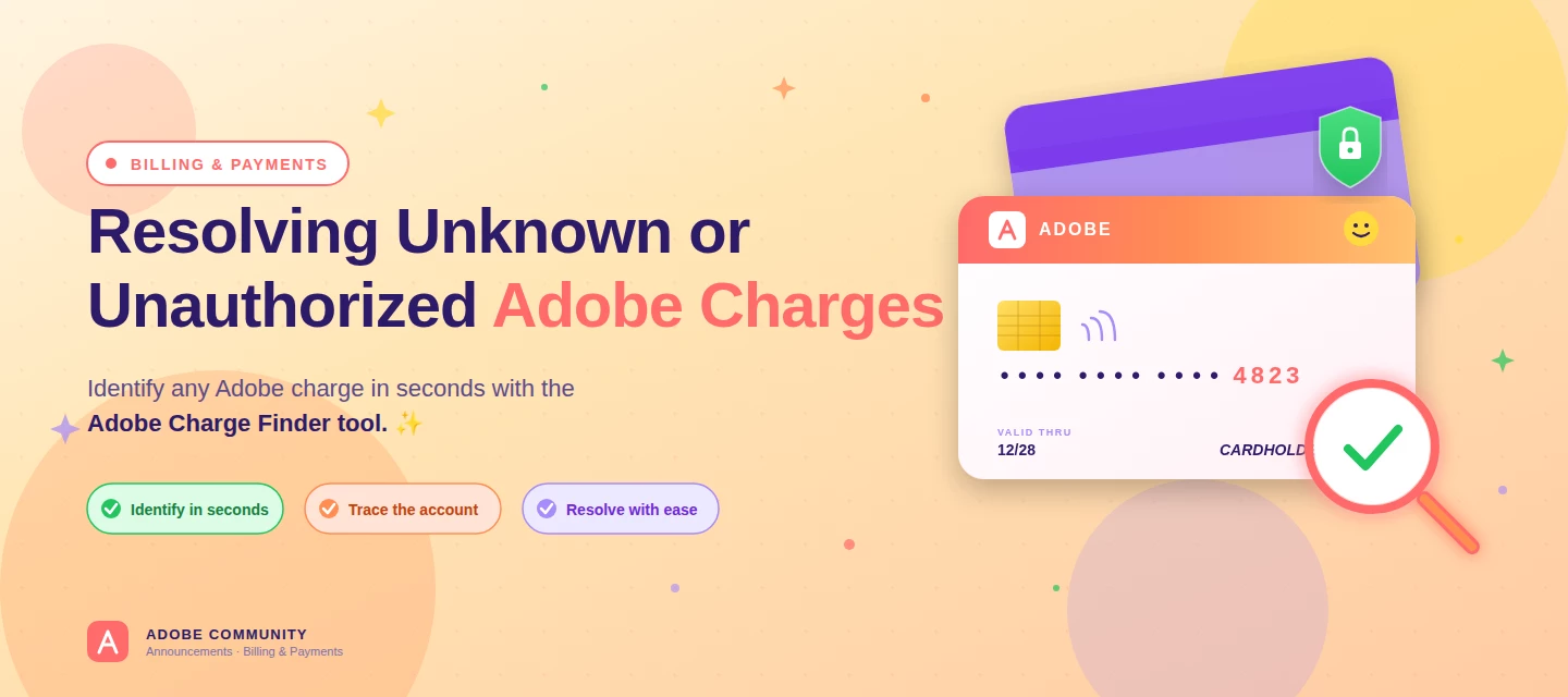 Why Is Adobe Charging My Card?