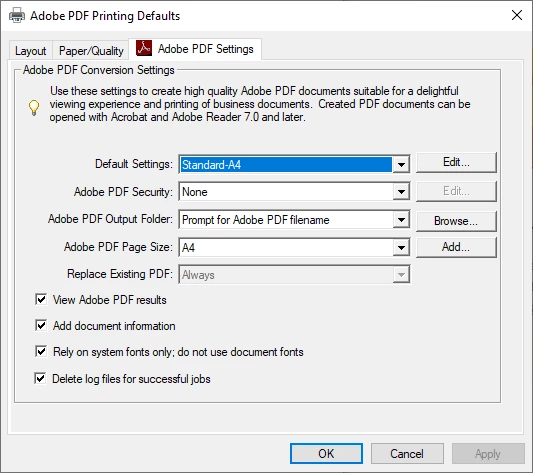 Adobe PDFMaker in Excel producing PDF's not matching paper size | Community