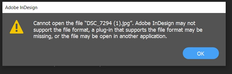 InDesign Not Opening Images | Community