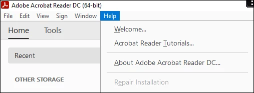 Remove or Hide Adobe Acrobat Reader Tutorials from Help Menu | Community