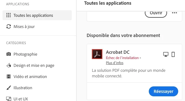 ACROBAT DC installation error code 126 | Community