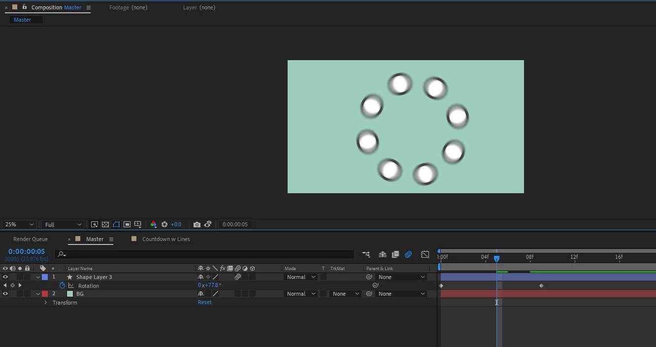 Make Circles in Repeater Stop Rotating One by One at Same Point | Community