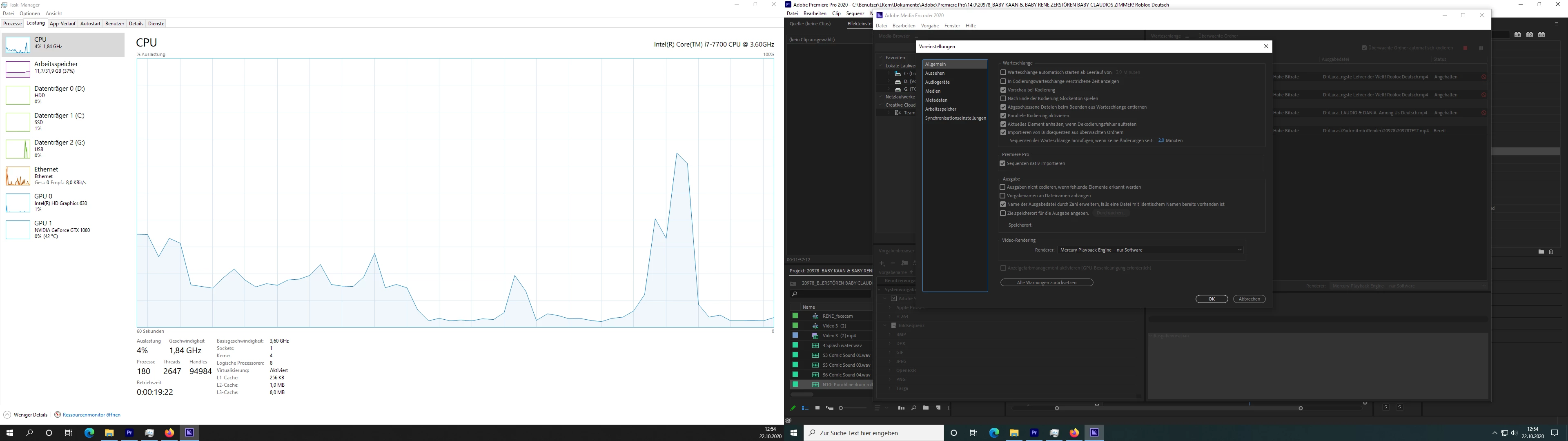 Problem with Performance and Rendering in Media Encoder | Community