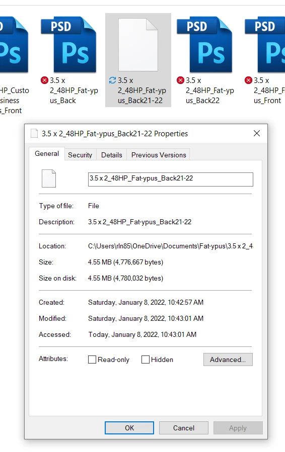 PSD Files will not resave in PSD Format - reverts to generic file ...