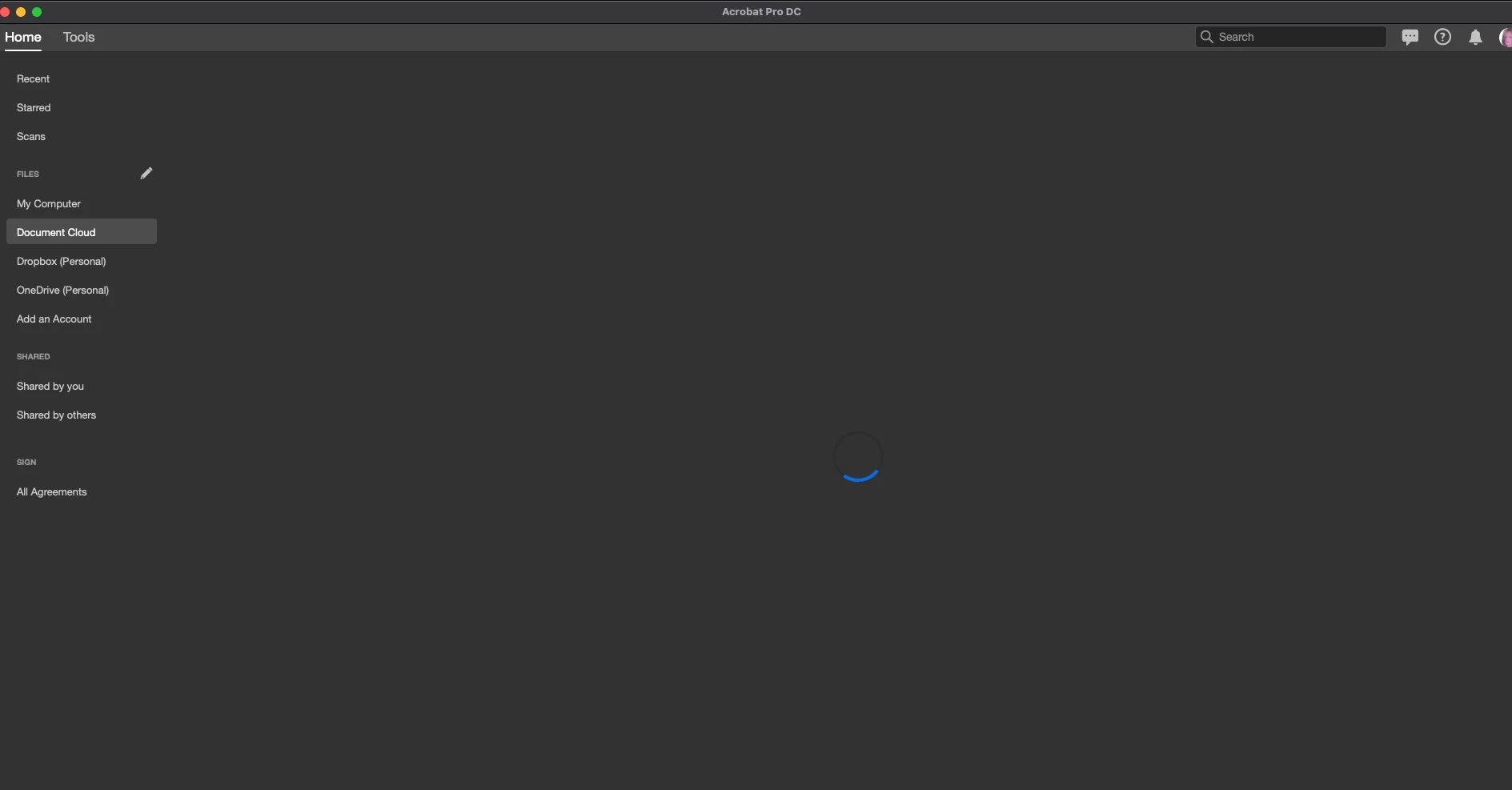 Can't Access Document Cloud and Scans from Mac | Community
