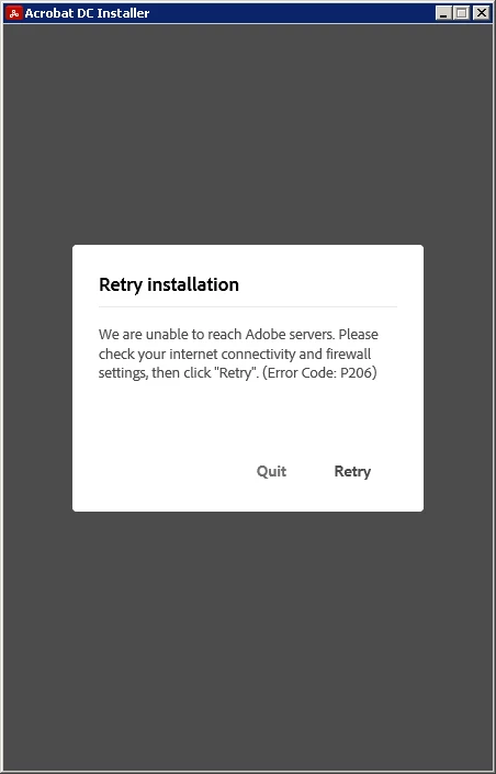 Adobe Acrobat DC installation problem | Community