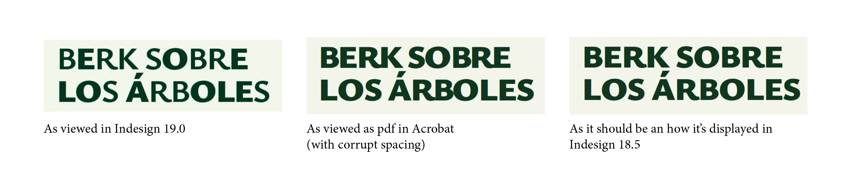 Variable fonts not working properly in Indesign 19.0 | Community