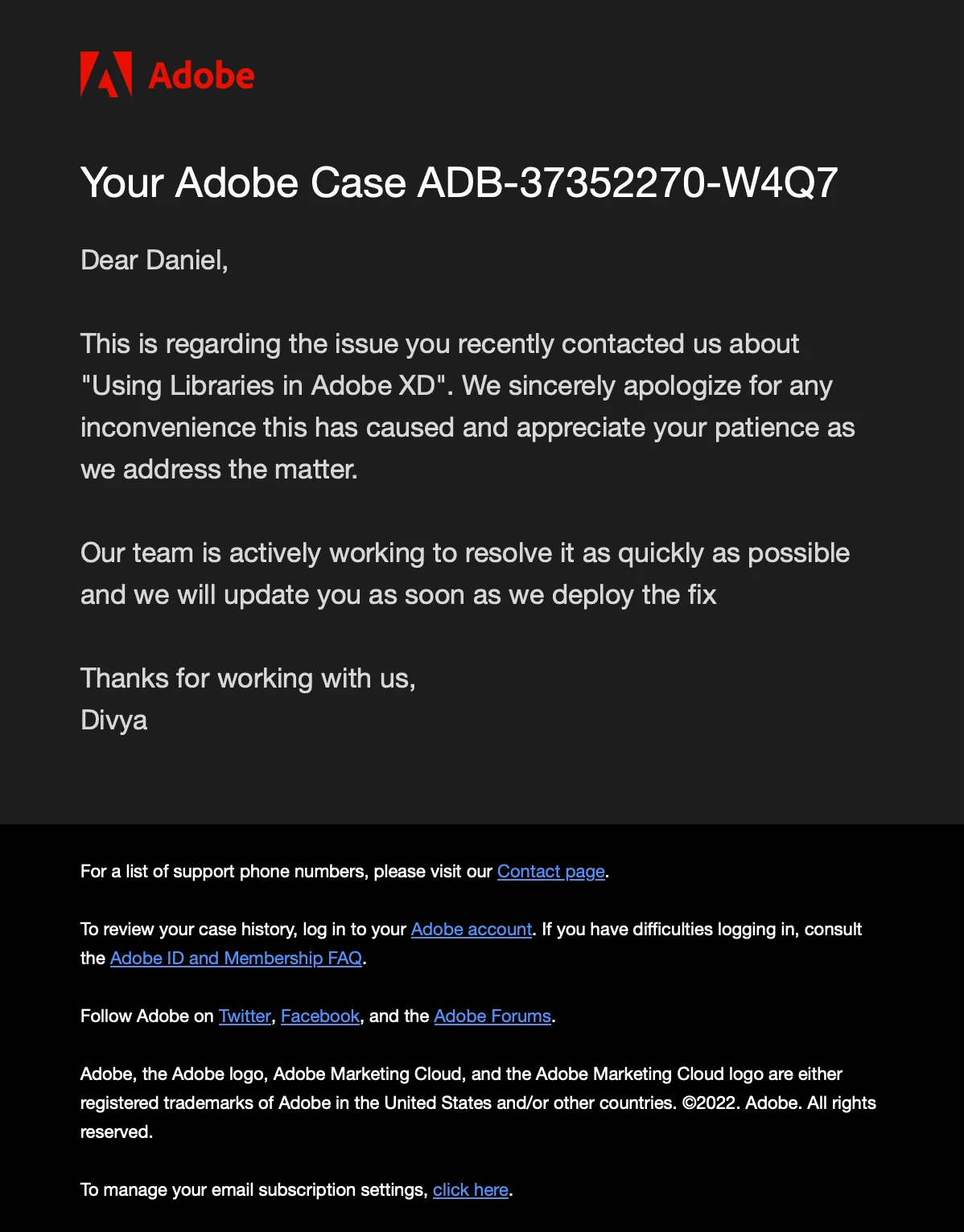 The libraries are not syncing in Adobe XD, nor does it allow me to ...