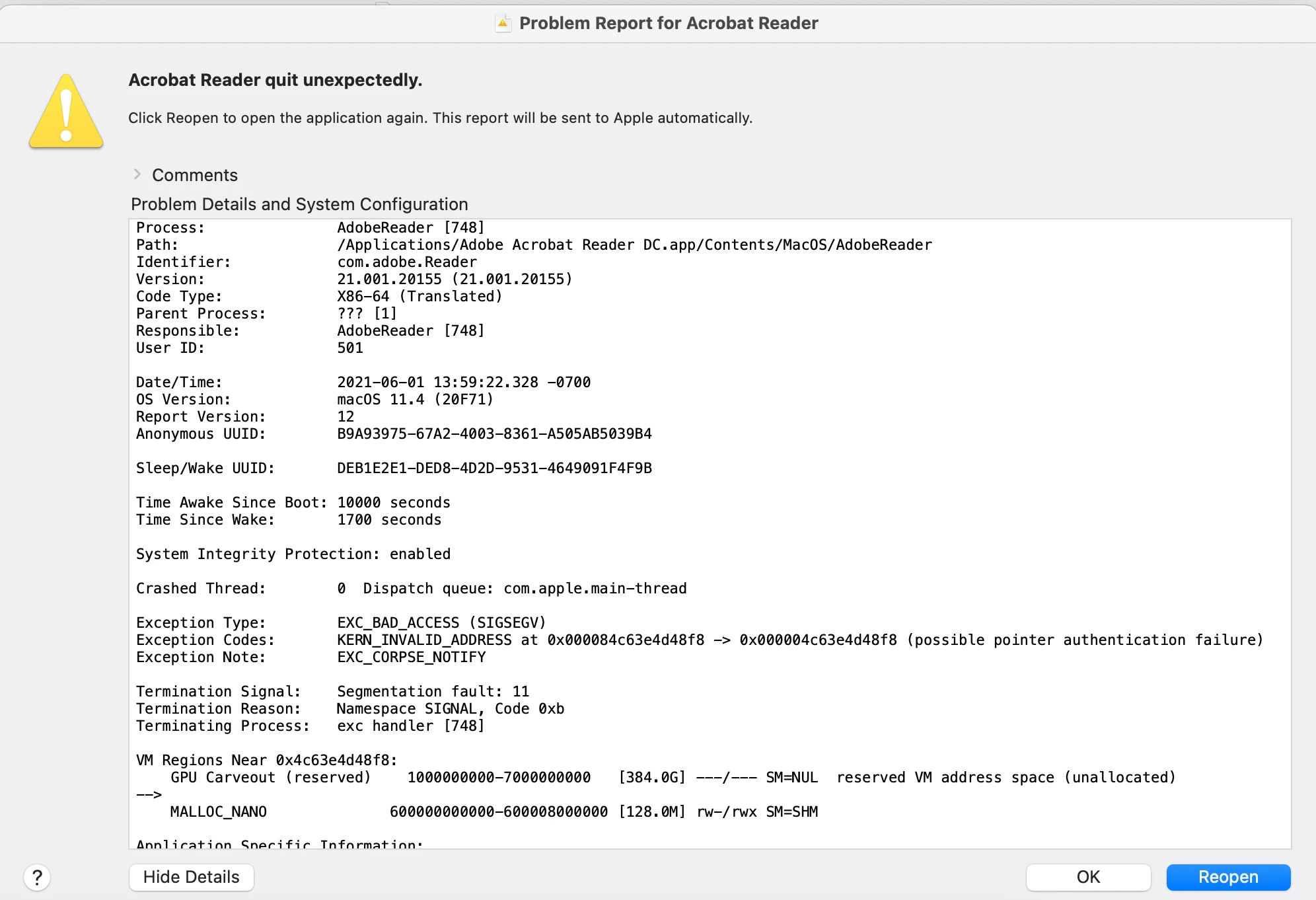 Adobe acrobat reader DC saving option is not working | Community